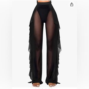 Beach swim suit cover up pants